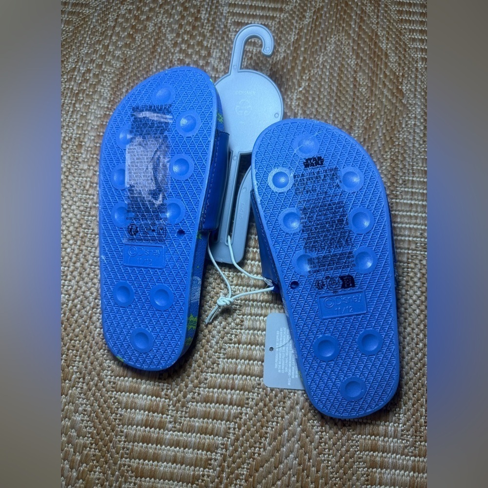 Disney Star Wars R2-D2 Slides/Sandals for Kids,Boys Size US 11-12,NWT - Picture 7 of 9